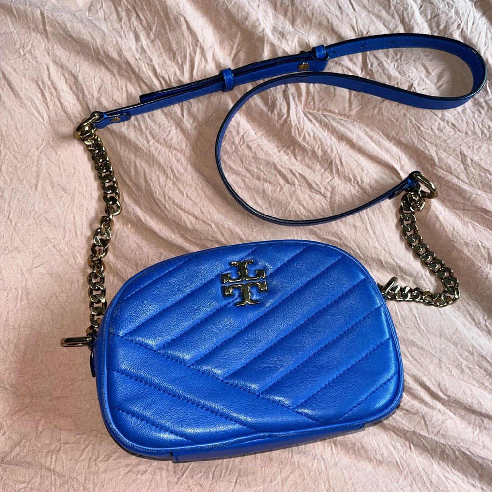 Kira Chevron Camera/Cross Body Bag by Tory Burch